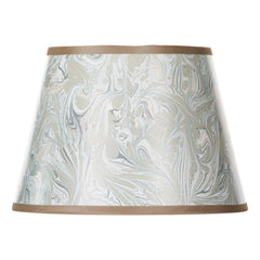 Frida Taupe Marble Pattern Tapered Drum Shade 26cm