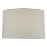 Funchal Grey Cotton Drum Shade 33cm