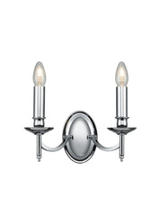 Franklite, Petrushka 2 light Bracket. Chrome