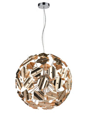 Franklite Ormolu 9 Light Pendant. Gold