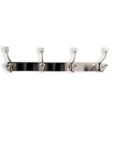 Laura Ashley Frances 4 Peg Coat Hook Chrome