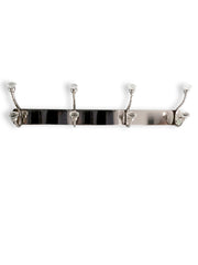 Laura Ashley Frances 4 Peg Coat Hook Chrome