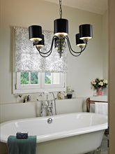 David Hunt Lighting Garbo 6 Light Pewter Black Silver Shades GAR0621