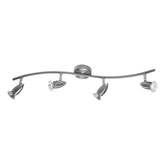 Gemini 4 Light Bar Spotlight Satin Chrome