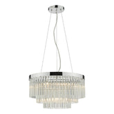 Giovana 5lt Pendant Polished Chrome & Glass GIO0508 där lighitng