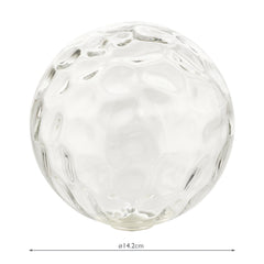 Mix & Match Clear Dimpled Glass G9 15cm