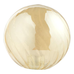 Mix & Match Twisted Sttyle Amber Glass G9 10cm