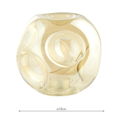 Mix & Match Closed Organic Amber Glass G9 10cm