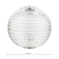 Mix & Match Ribbed Glass G9 8cm
