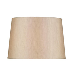 Gustav Silver Faux Silk Tapered Drum Shade 36cm