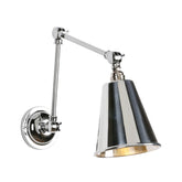David Hunt Lighting Hackney Polished Chrome Wall Light