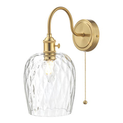 Hadano Wall Light Modular Dar Lighting Natural Brass