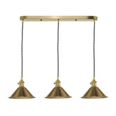 Hadano Tripe Bar Pendant Modular Dar Lighting Brass
