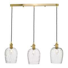 Hadano Tripe Bar Pendant Modular Dar Lighting Brass