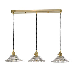 Hadano Tripe Bar Pendant Modular Dar Lighting Brass