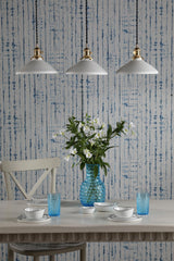 Hadano 3 Light Bar Pendant Natural Brass & Ceramic Shallow Shade