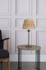 Hatton Table Lamp Antique Brass With Shade