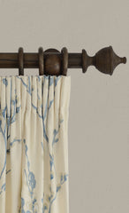 Laura Ashley Haywood 35mm Curtain Pole - Dark Chestnut