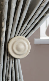 Laura Ashley Haywood Holdback, White