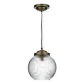 David Hunt Lighting Henley Pendant Antique Brass HEN0175