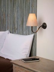 David Hunt Lighting Hicks Single Wall Light Antique Brass HIC0775