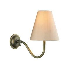 David Hunt Lighting Hicks Single Wall Light Antique Brass HIC0775