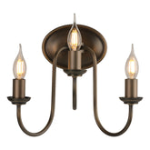 Highgrove Triple Wall Light in Antique Brass