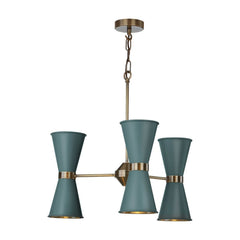 David Hunt Lighting Hyde 6 Light Antique Brass  HYD06