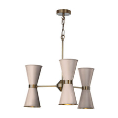 David Hunt Lighting Hyde 6 Light Antique Brass  HYD06