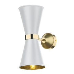 David Hunt Lighting Hyde Double Wall Light HYD0900 Butter Brass