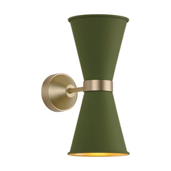 David Hunt Lighting Hyde Double Wall Light Antique Brass HYD09AB