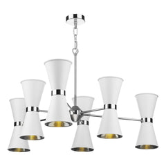 David Hunt Lighting Hyde 12 Light Chandelier HYD1200 Chrome