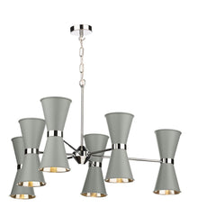 David Hunt Lighting Hyde 12 Light Chandelier HYD1200 Chrome