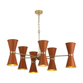 David Hunt Lighting Hyde 12 Light Chandelier HYD1200 Butter Brass