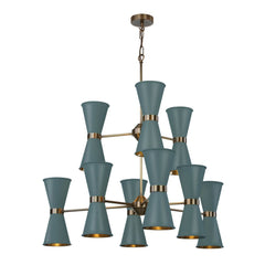 David Hunt Lighting Hyde 18 Light HYD18 Antique Brass