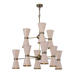 David Hunt Lighting Hyde 18 Light HYD18 Antique Brass
