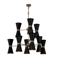 David Hunt Lighting Hyde 18 Light HYD18 Antique Brass