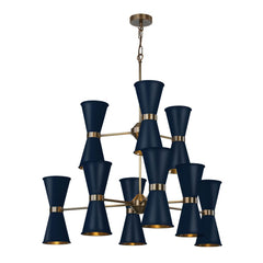 David Hunt Lighting Hyde 18 Light HYD18 Antique Brass