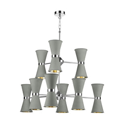 David Hunt Lighting Hyde 18 Light HYD1800 Chrome