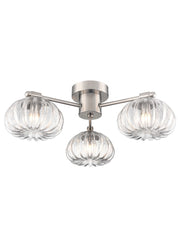 Harvest 3lt Flush Fitting satin nickel