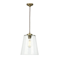 David Hunt Lighting Ibsley Pendant In Aged Brass