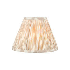 Ikat Taupe Cotton Empire Shade 25cm