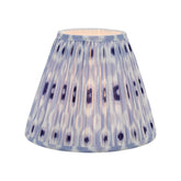 Ikat Blue Cotton Empire Shade 30cm