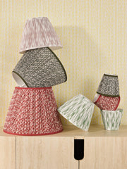 Ikat Green Cotton Empire Shade 35cm