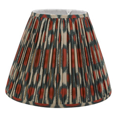 Ikat Red Cotton Empire Shade 40cm