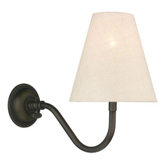 David Hunt Lighting Hicks Single Wall Light Black HIC0722