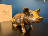Horace Copper Pig Sculpture David Hunt Lighting