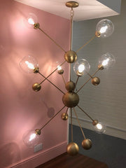 David Hunt Lighting Cosmos Pendant Butter Brass COS0840