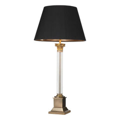 David Hunt Lighting Imperial Table Lamp Large Bronze and Glass