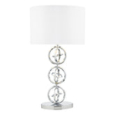 Innsbruck Table Lamp Polished Chrome With Shade